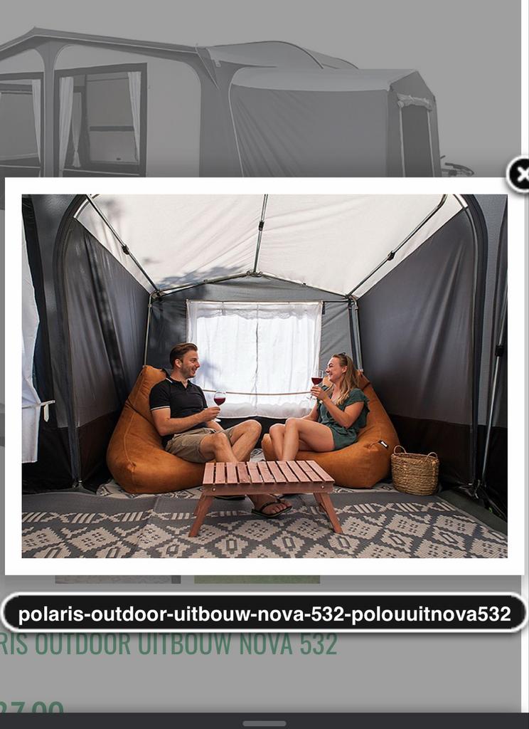 Hypercamp Voortentluifel TC 10+ en uitbouw, Ophalen of Verzenden, Gebruikt