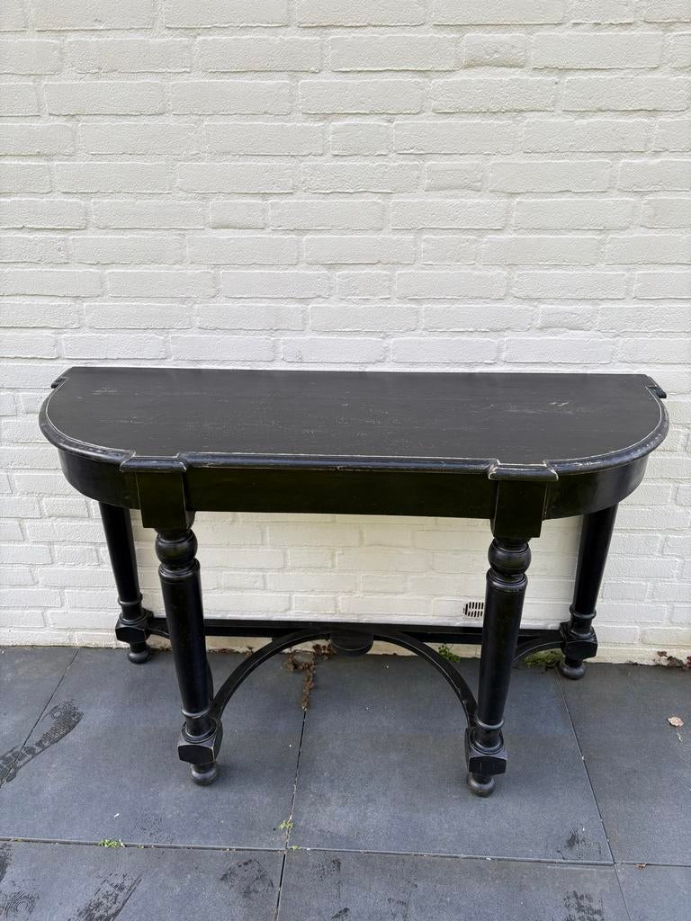 Zwarte sidetable of leuke kaptafel zwart, Huis en Inrichting, Tafels | Sidetables, Ophalen, Gebruikt, 50 tot 100 cm, Overige vormen