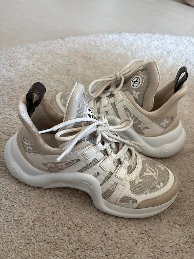 Louis vuitton schoenen runners, Ophalen of Verzenden, Zo goed als nieuw, Zwart, Sneakers of Gympen