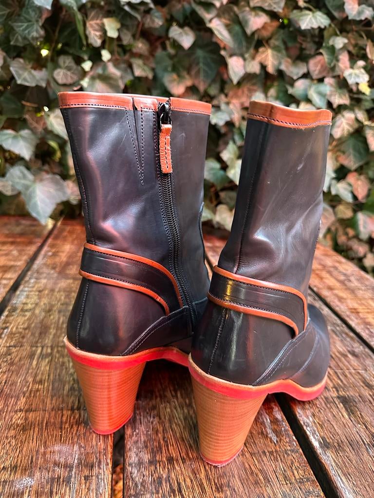 Floris van Bommel enkellaarzen met hak, Ophalen of Verzenden, Gedragen, Blauw, Lage of Enkellaarzen