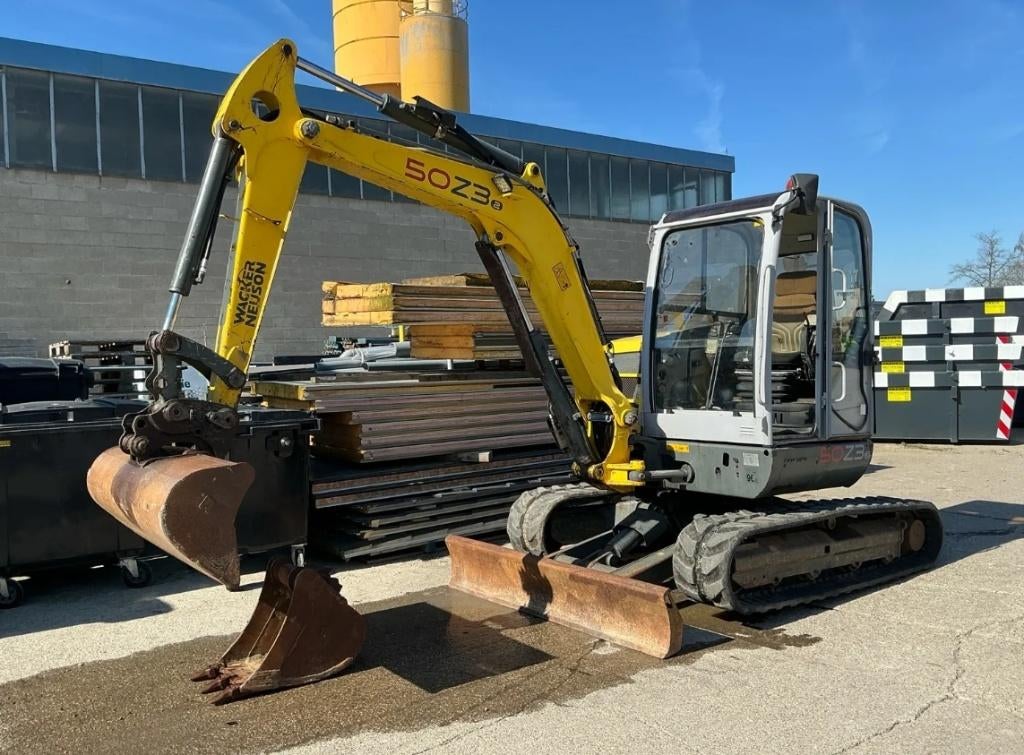 2011 Wacker Neuson 50Z3 RB Midigraafmachine, Zakelijke goederen, Machines en Bouw | Kranen en Graafmachines, Ophalen, Graafmachine