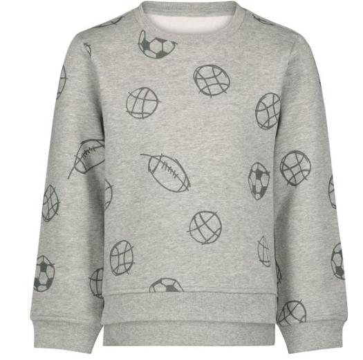 HEMA sweater grijs met ballen maat 110/116 - nieuw -, Trui of Vest, Nieuw, Ophalen of Verzenden, Hema