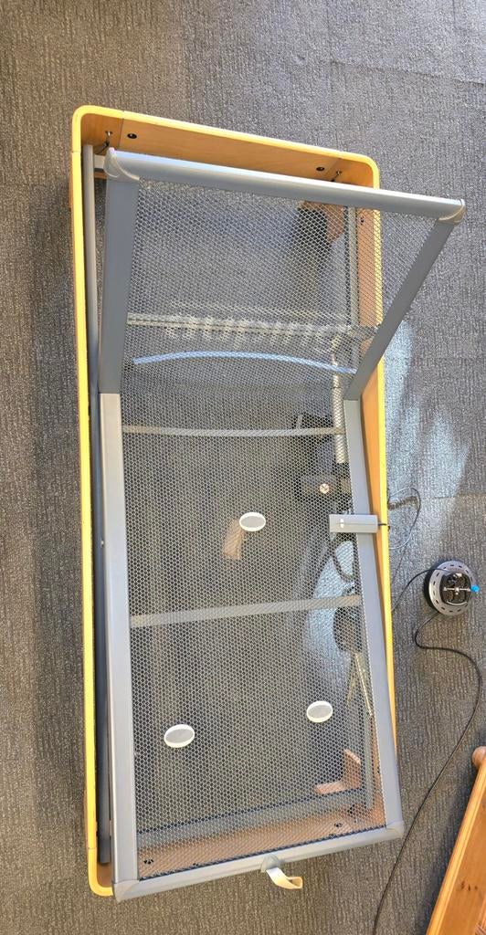 Auping Auronde beuken met half elektrisch Auping spiraal, Huis en Inrichting, Slaapkamer | Beddengoed, Gebruikt, Ophalen