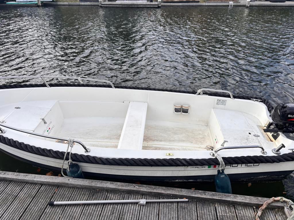 Polyester sloep met aanhanger en hoes, Ophalen, Gebruikt, Tot 10 pk, 3 tot 6 meter