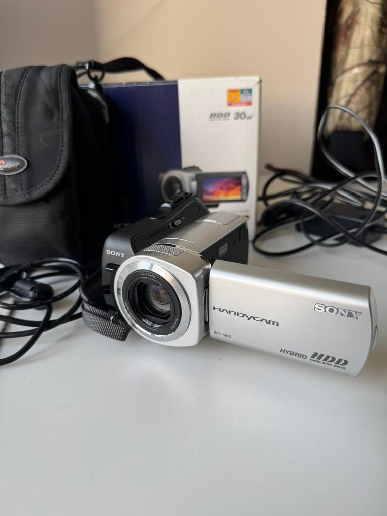 Sony Handycam DCR-SR35E, Ophalen of Verzenden, Zo goed als nieuw, Sony, 20x of meer