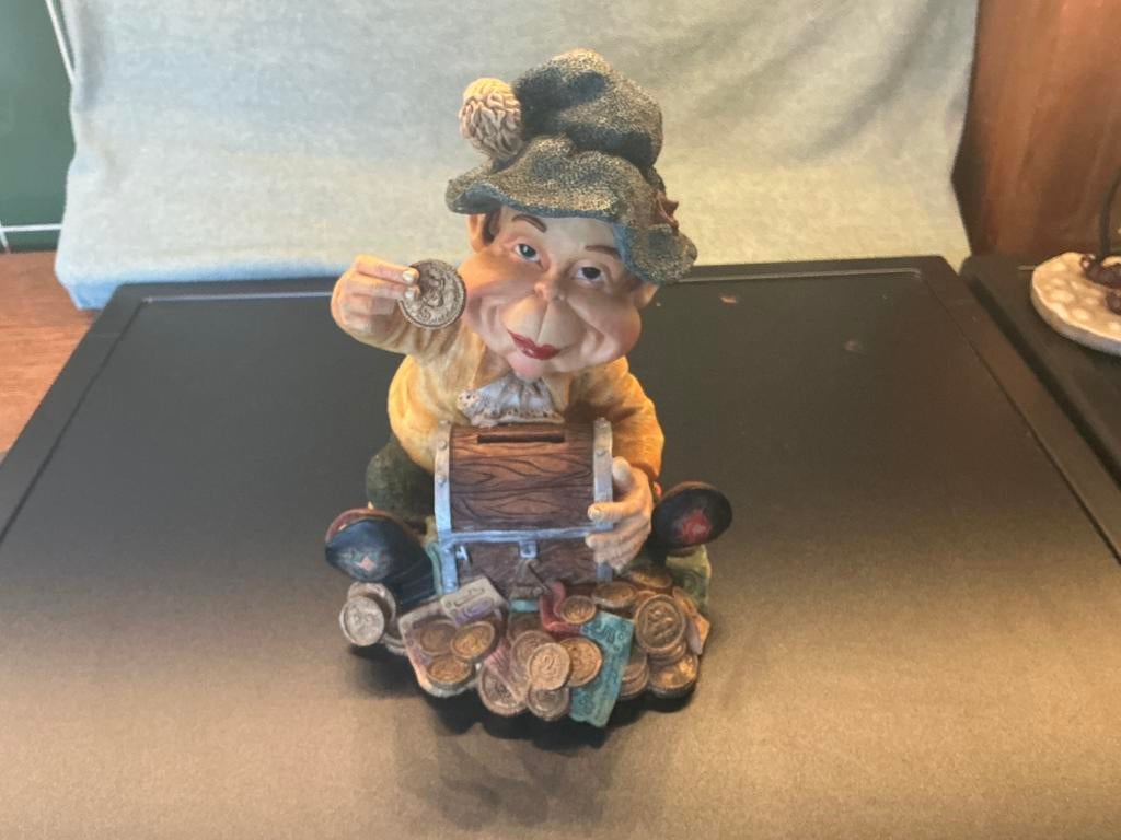 Laaf met schatkist, Verzamelen, Beelden en Beeldjes, Ophalen of Verzenden, Zo goed als nieuw, Laaf