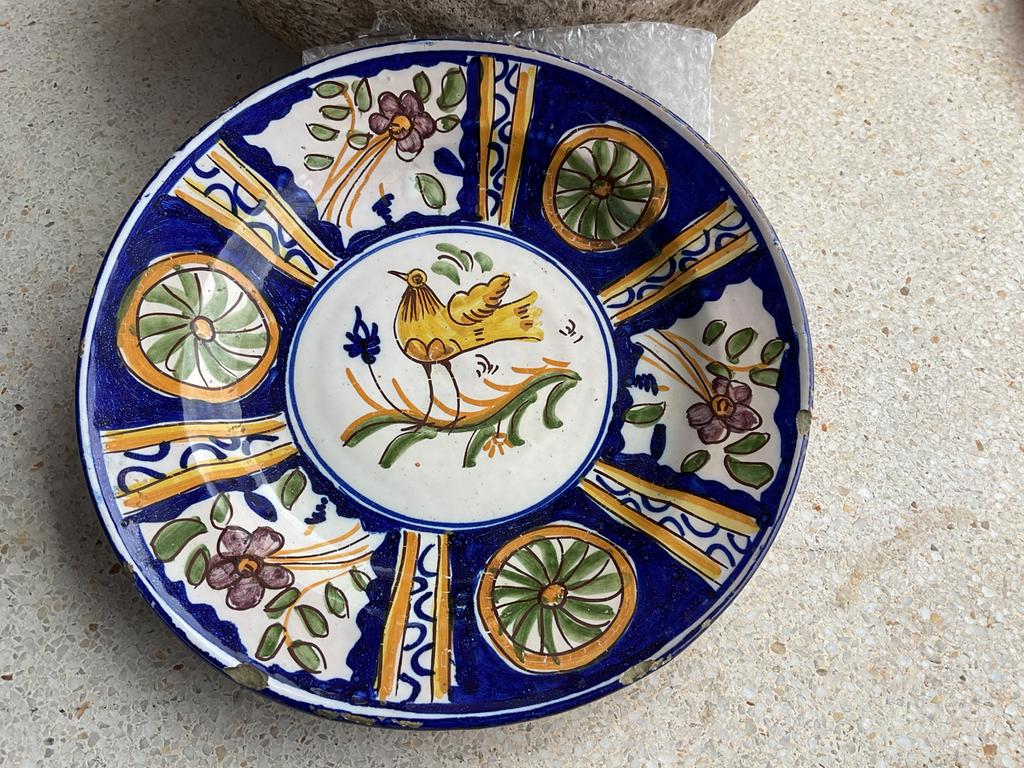 Antiek Spaans bord  31 cm.  65 euro., Ophalen of Verzenden