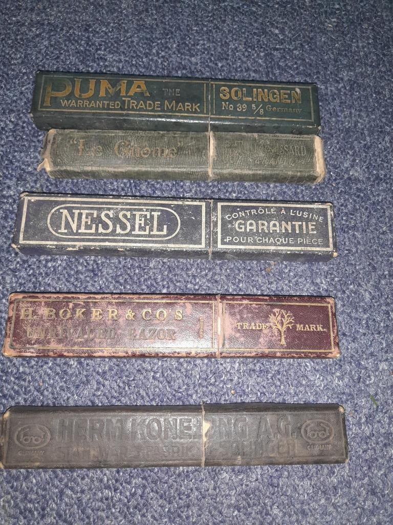 Oude scheermessen, Antiek en Kunst, Antiek | Overige Antiek, Ophalen of Verzenden