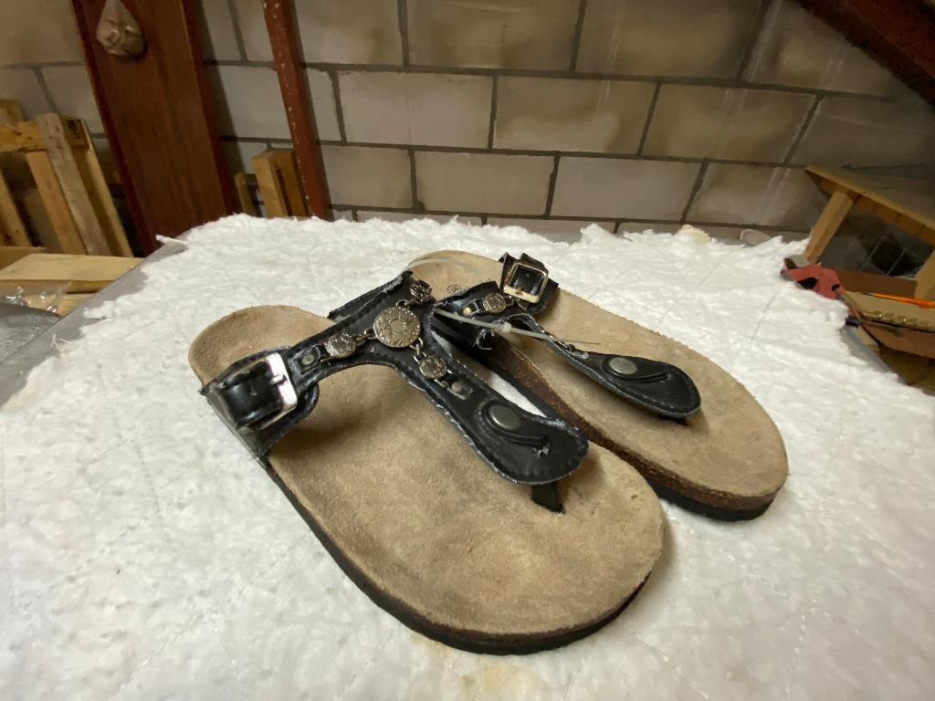 Dames Bio Teen Slipper (3), Slippers, Cloxx, Zwart, Nieuw