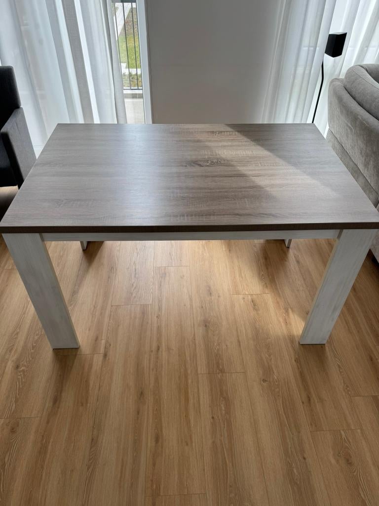 Eettafel, Huis en Inrichting, Tafels | Eettafels, Ophalen, 100 tot 150 cm, Eikenhout, 50 tot 100 cm
