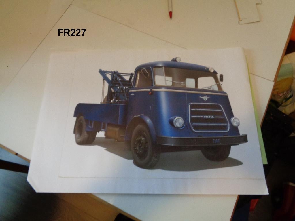 daf tekening, Ophalen of Verzenden, 1960 tot 1980, Zo goed als nieuw, Overige onderwerpen