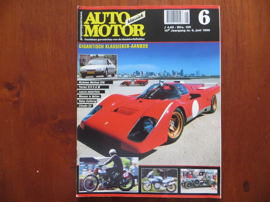 Auto Motor Klassiek 6 1999 Ferrari 512 S & M, Lancia KS 49, Ophalen of Verzenden, Nieuw, Ferrari