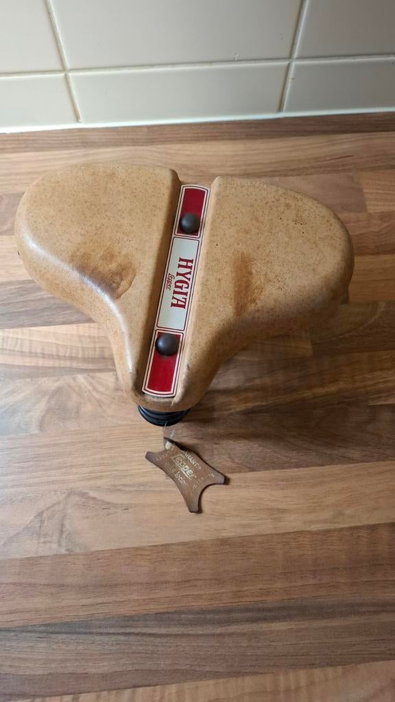 Zadel fiets Lepper Hygia new old stock, Leer, L, Ophalen of Verzenden, Zo goed als nieuw