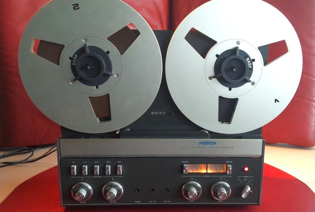 REVOX A-77  4-SPOOR TAPEDECK, Audio, Tv en Foto, Bandrecorders, Ophalen, Bandrecorder, Met banden