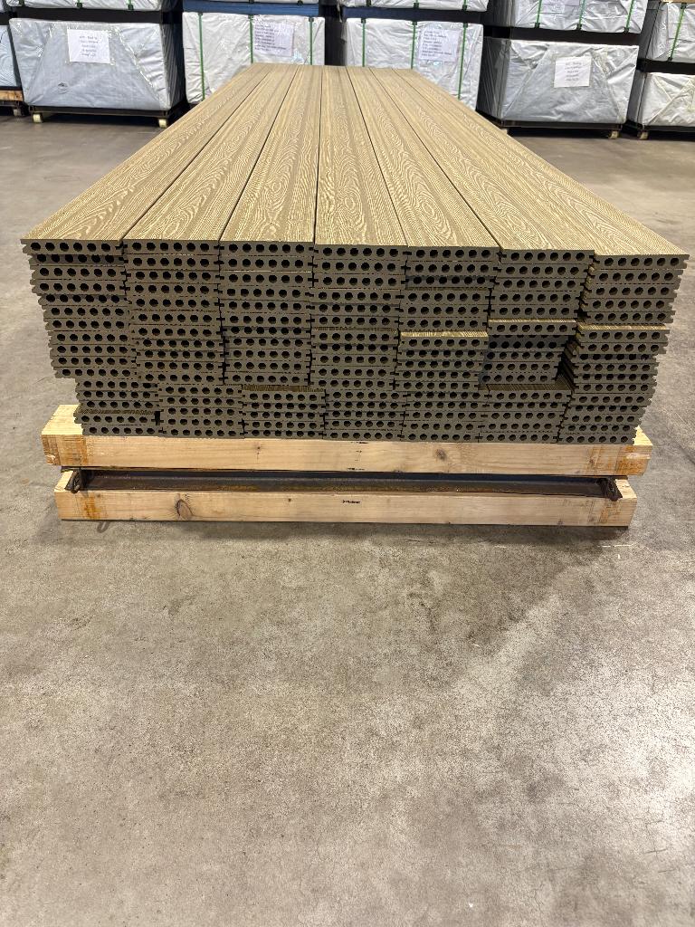 Composiet Vlonderplanken - Light Teak - Scherpe Prijs, Tuin en Terras, Terrasdelen en Vlonders, Ophalen of Verzenden, Nieuw, Composiet