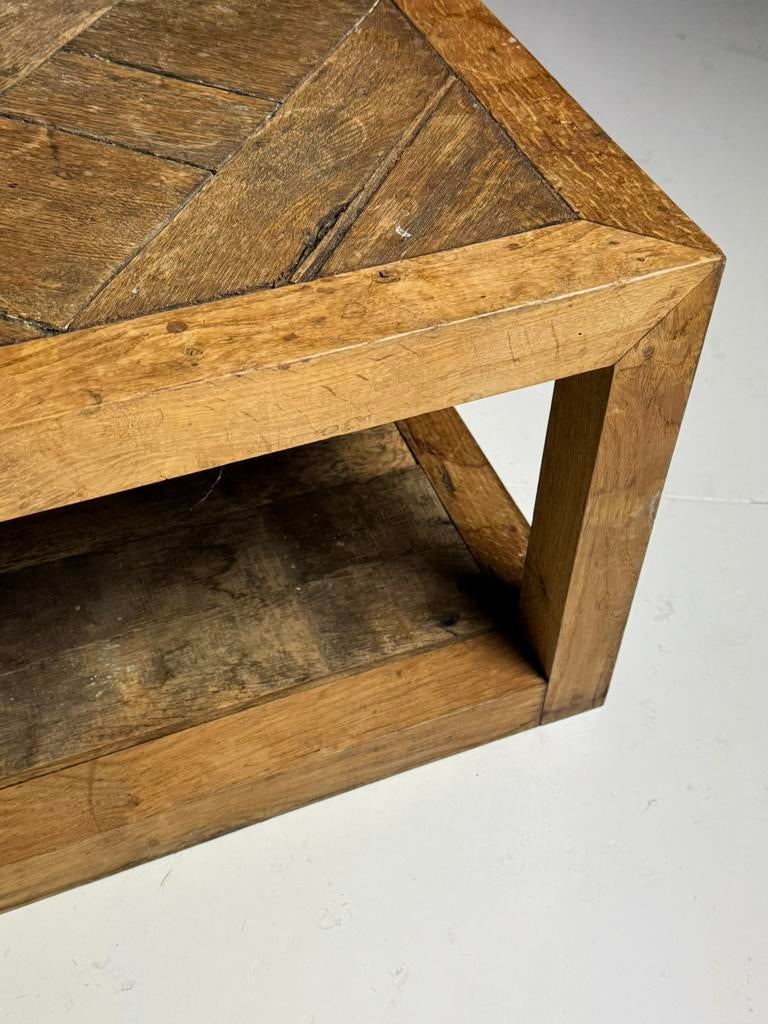 Salontafel vierkant versailles eiken, Ophalen