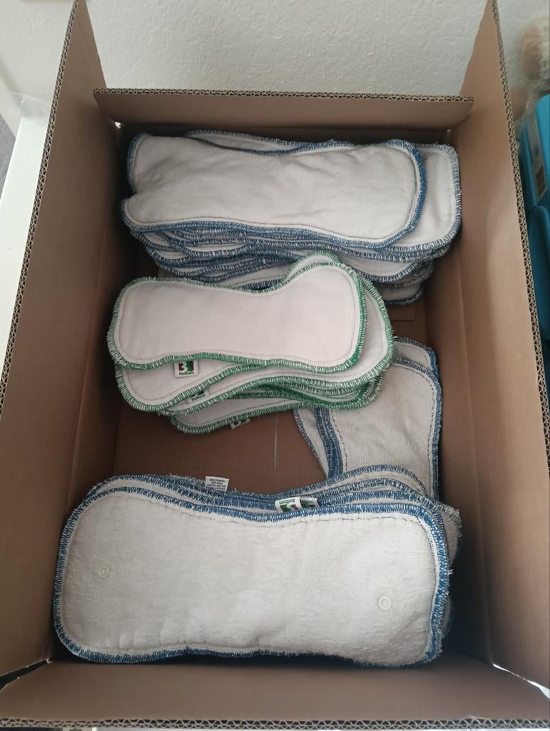 Wasbare luiers inleggers - Best Bottom, Kinderen en Baby's, Overige Kinderen en Baby's, Ophalen of Verzenden, Gebruikt