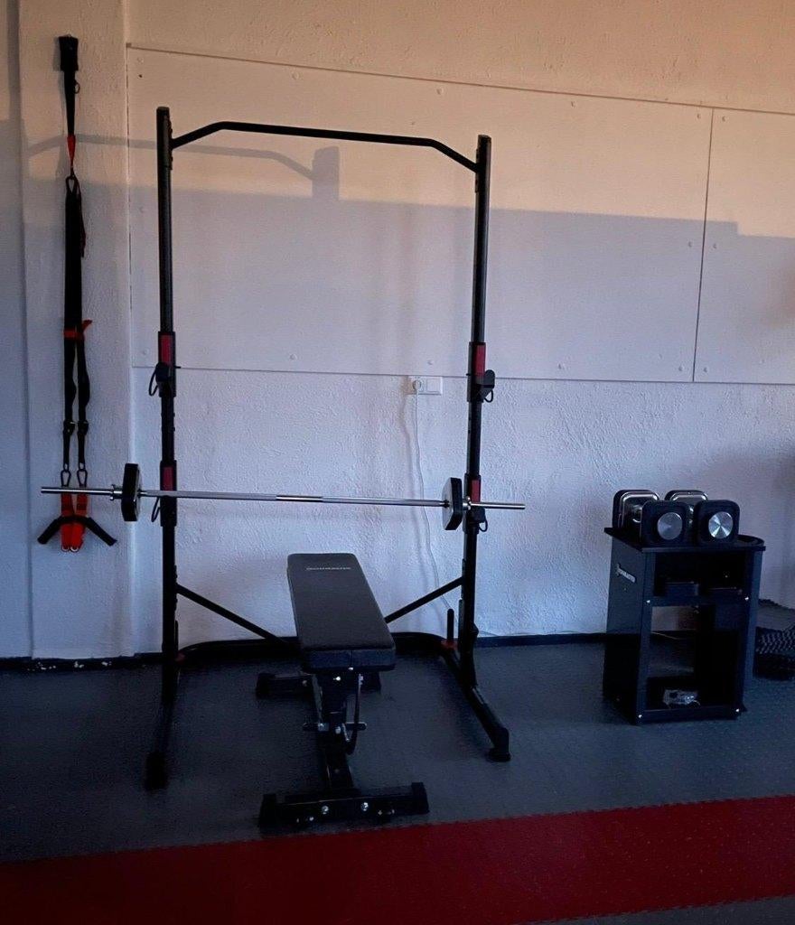 Complete home gym te koop, verkoop in één keer., Sport en Fitness, Fitnessapparatuur, Ophalen, Gebruikt, Krachtstation
