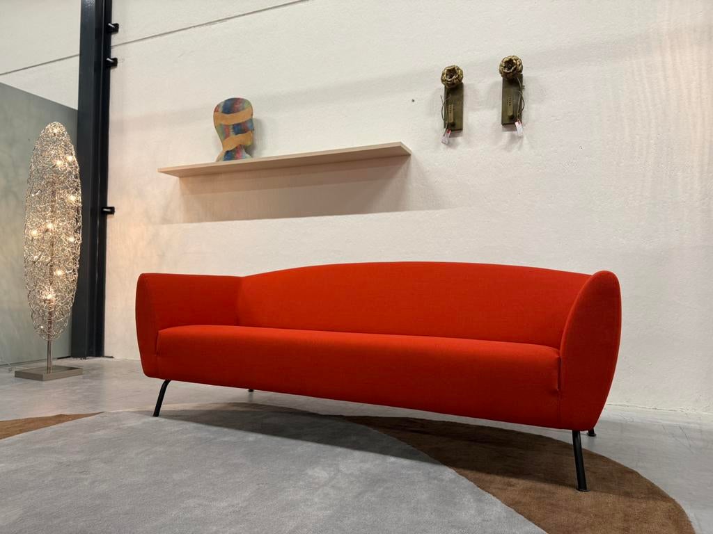 Nieuw Gelderland 6250 Bank 3 zits Rime stof Design 214, 75 tot 100 cm, Ophalen of Verzenden, Rechte bank, Gelderland