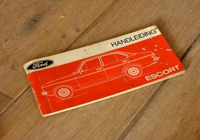 Ford escort jaren 70 instructieboekje, Ophalen of Verzenden