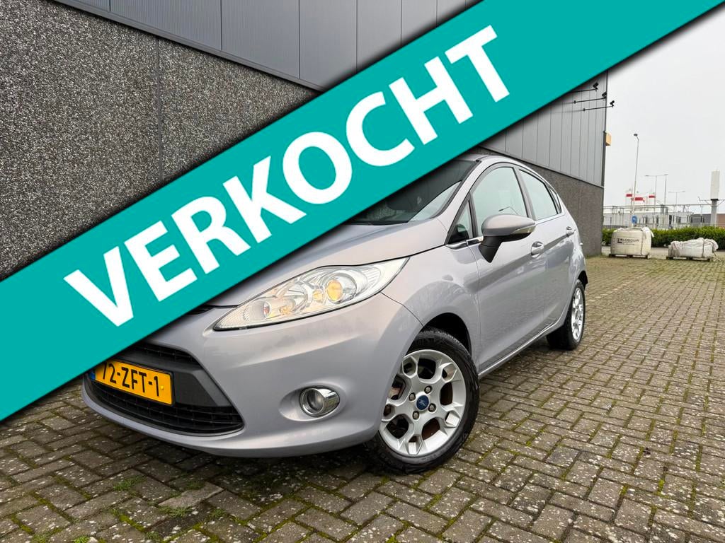 Ford Fiesta 1.25 Titanium/Nieuwe APK en beurt/, Voorwielaandrijving, Euro 5, Stof, 82 pk