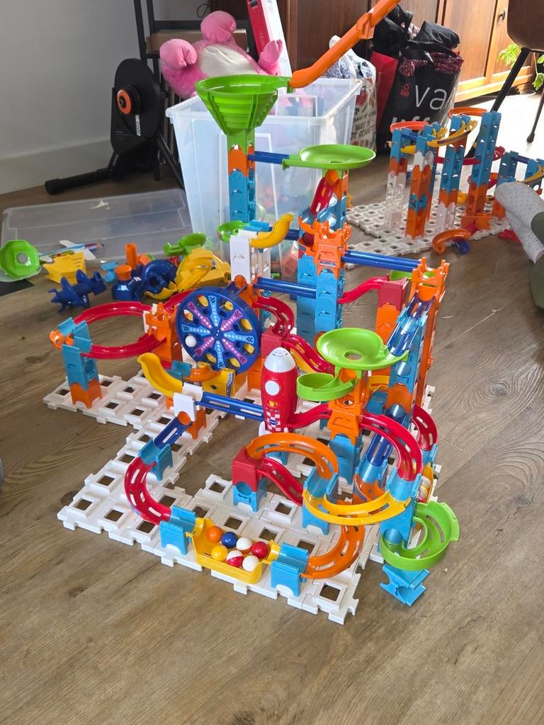 Verschillende sets V-tech Marble Rush knikkerbaan, Ophalen