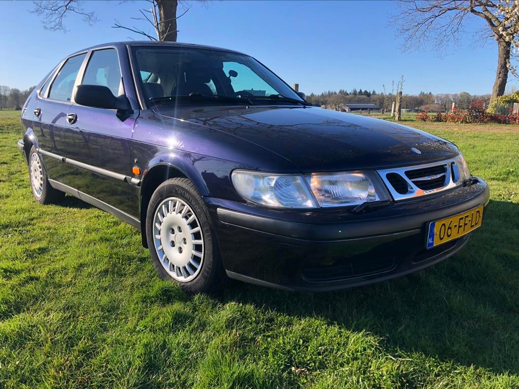 Saab 9-3 2.0 T Automaat, Origineel NL auto, Lage km stand!, 4 cilinders, 715 kg, Blauw, Origineel Nederlands
