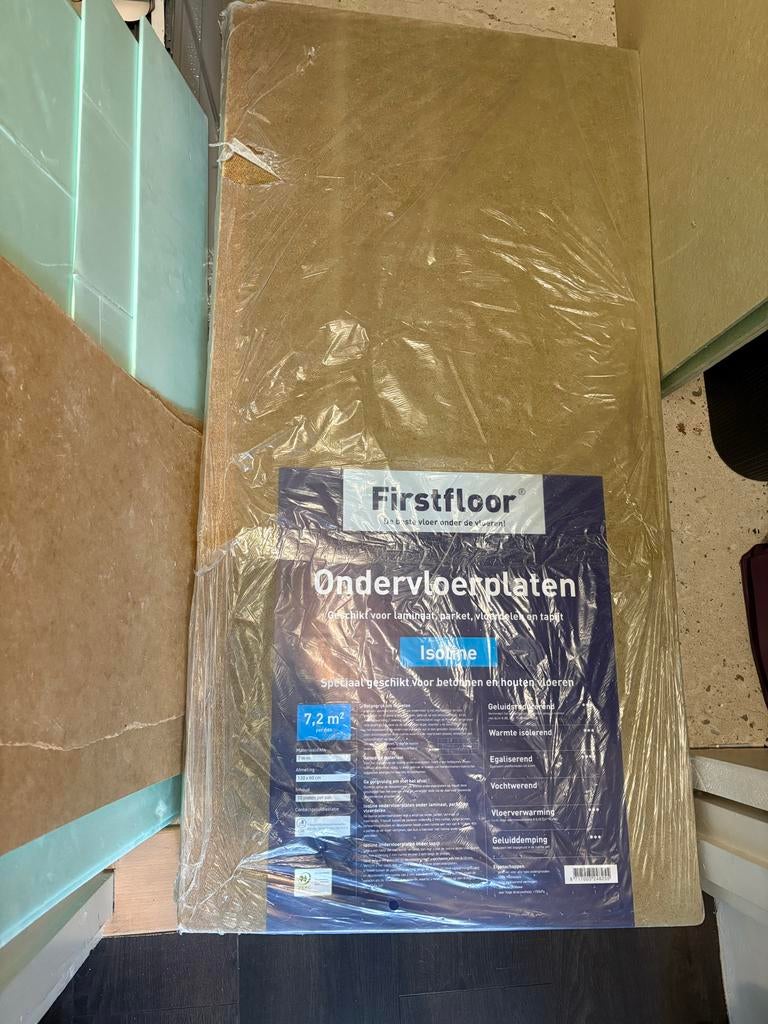 Firstfloor Isoline ondervloerplaten 7.2m2, Ophalen, Overige materialen, 30 cm of meer, Overige typen