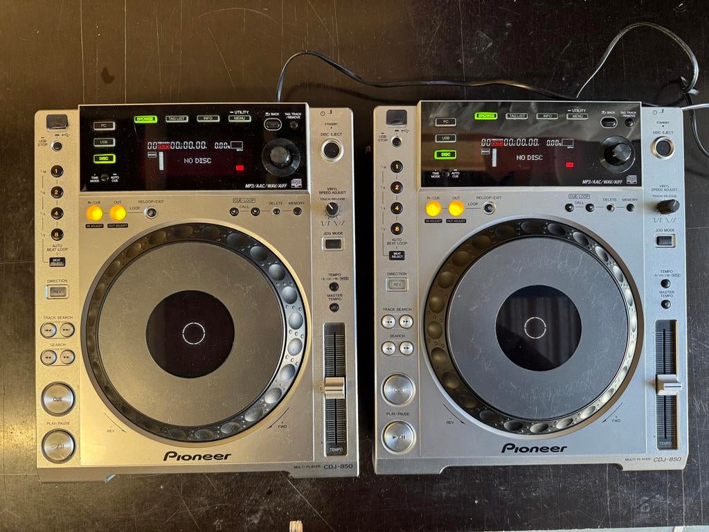 2x Pioneer CDJ-850 CD/USB Speler prijs is per set (2 stuks), Muziek en Instrumenten, Ophalen of Verzenden, Gebruikt, Dj-set, Pioneer