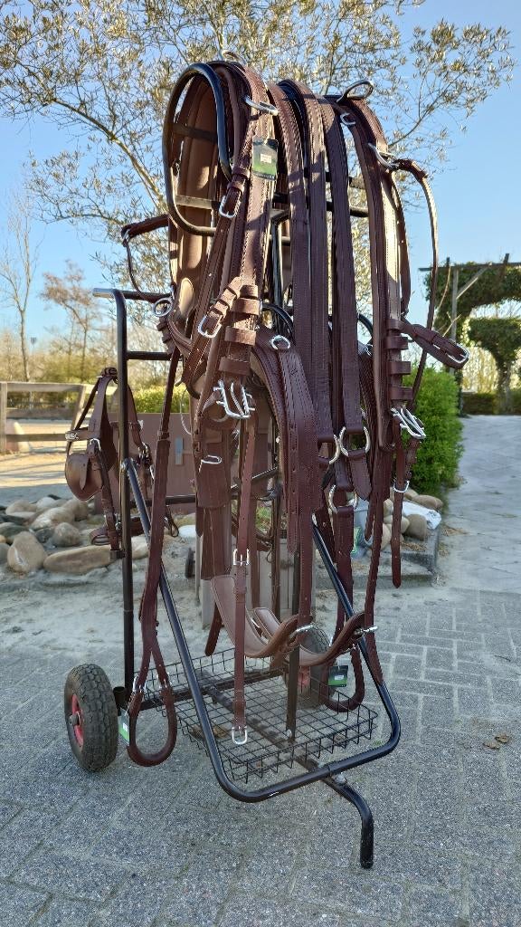 New! Ideal Equestrian LeatherTech 2span COB Chestnut-bruin., Dieren en Toebehoren, Ophalen, Nieuw, Overige soorten