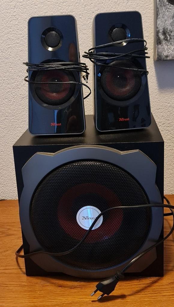 Trust GXT 38 2.1 Subwoofer Pc Speaker, Computers en Software, Ophalen of Verzenden, Gebruikt, Audiokanaal 2.1, TRUST