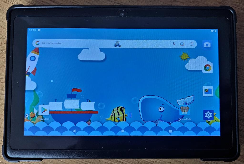 7 Inch Pritom Tablet met kinderapps, Android 11, 32GB + Hoes, Computers en Software, Android Tablets, Zo goed als nieuw, Wi-Fi