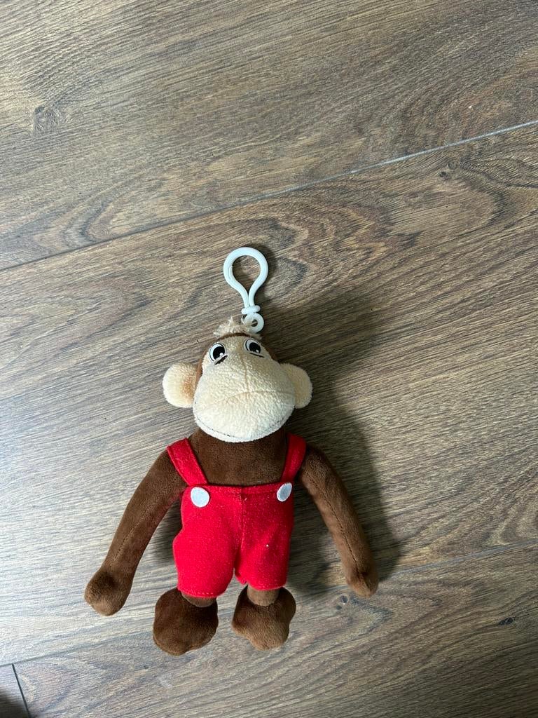 Aap Knuffel met hanger, Ophalen of Verzenden, Gebruikt, Overige typen