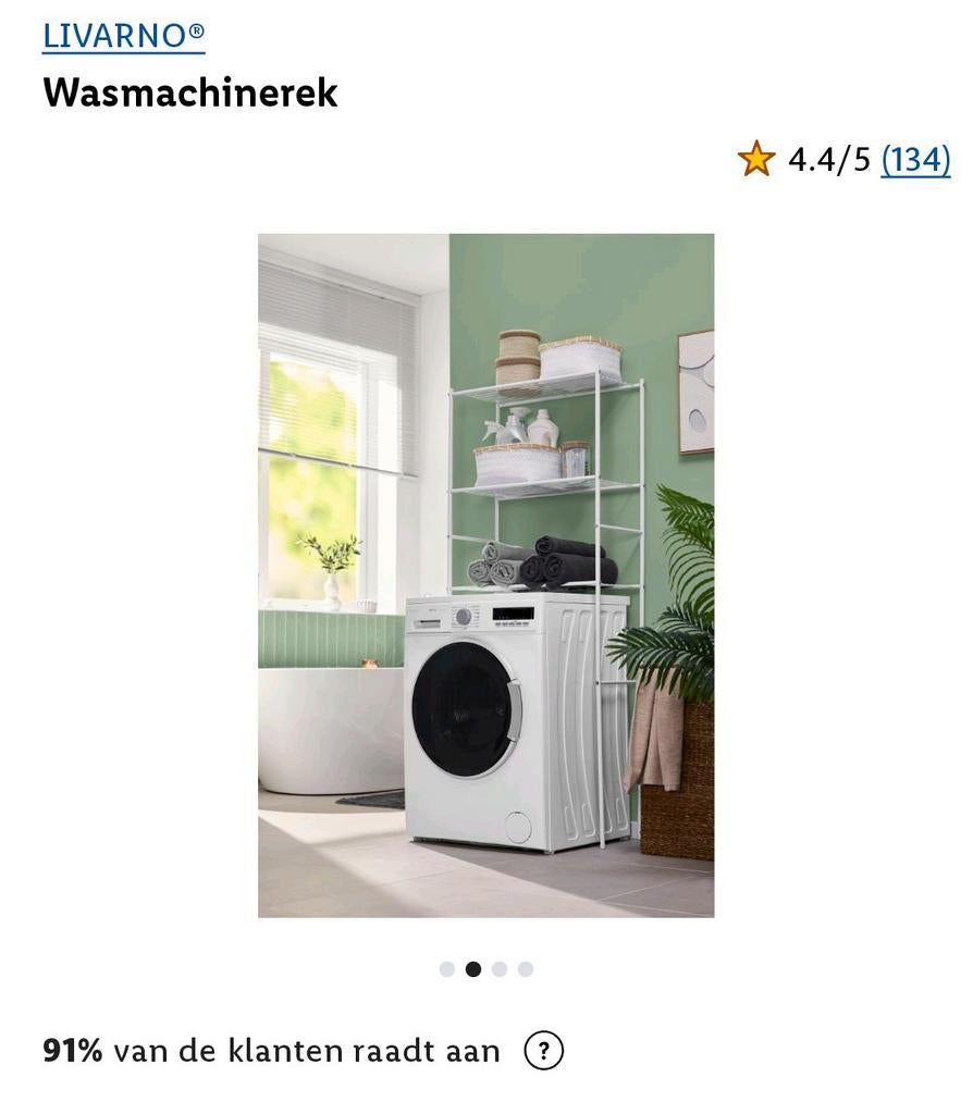 Livarno wasmachinerek, Ophalen of Verzenden, Zo goed als nieuw