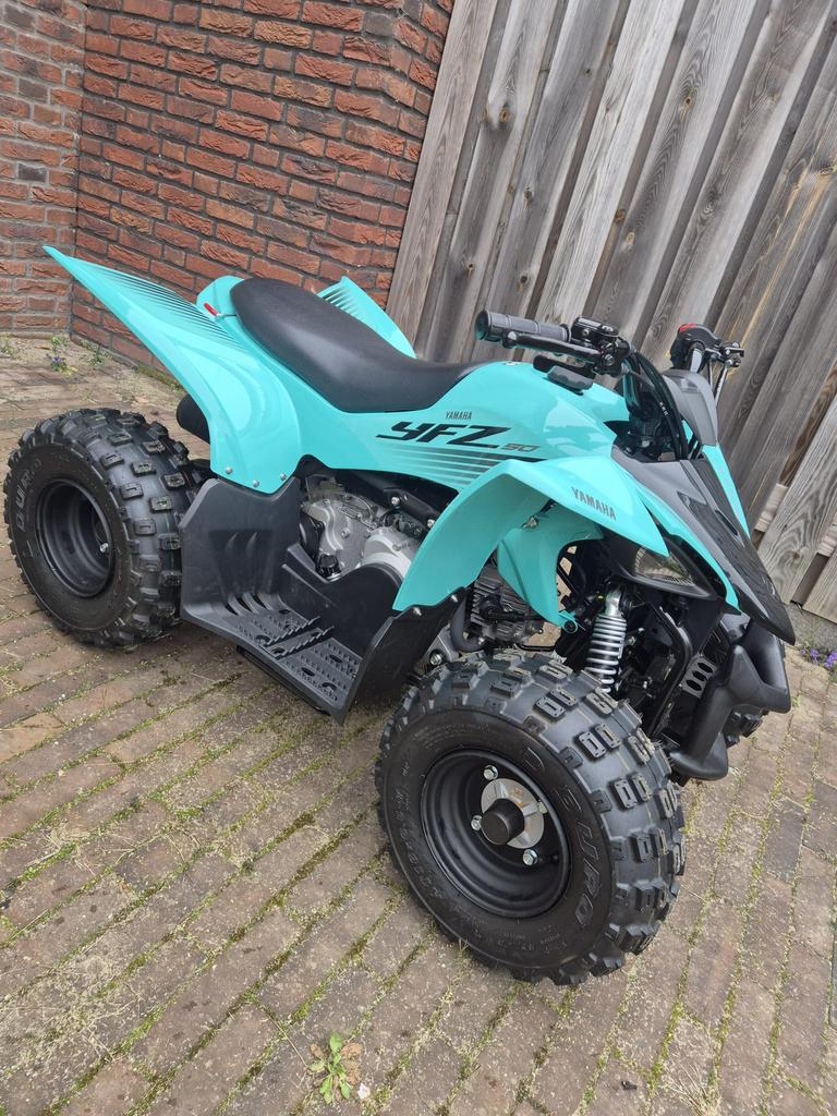 Yamaha YFZ 50 quad raptor  ALS NIEUW, Motoren, Quads en Trikes, 11 kW of minder, 50 cc, 1 cilinder