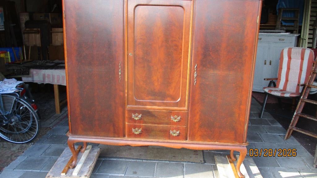 retro - vintage - retro kast, Huis en Inrichting, Kasten | Dressoirs, Ophalen, Gebruikt, Met deur(en), 150 tot 200 cm