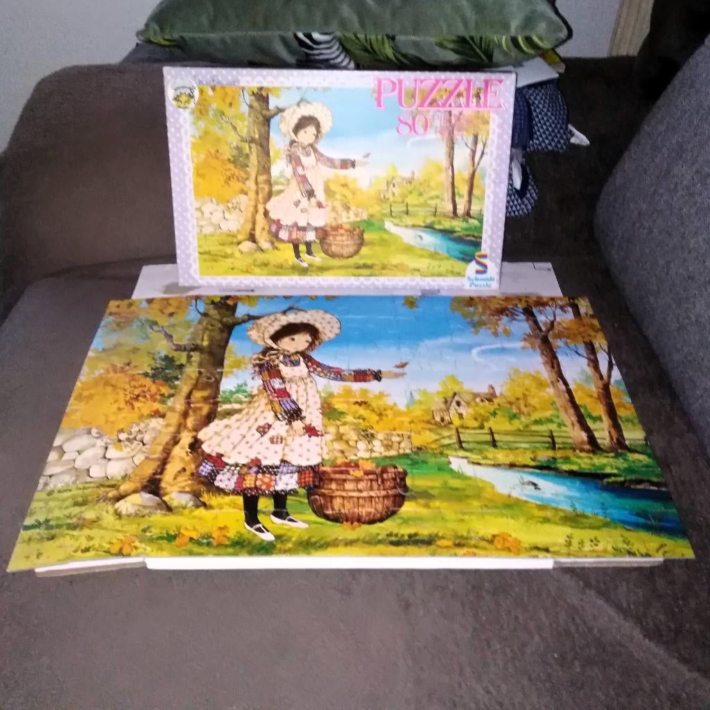 Miss Petticoat puzzel 80 stukjes, Ophalen of Verzenden, Meer dan 50 stukjes, Gebruikt, 6 jaar of ouder