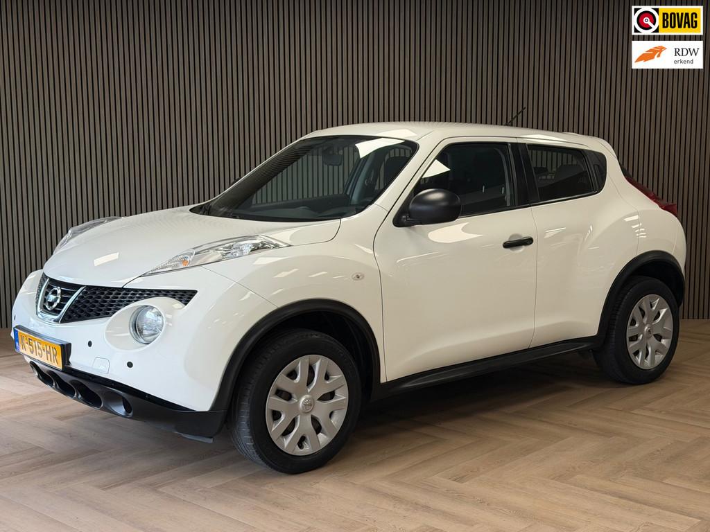 Nissan Juke 1.6 Acenta MEDIASCHERM PDC AIRCO DASHCAM, Voorwielaandrijving, Euro 5, Stof, 4 cilinders
