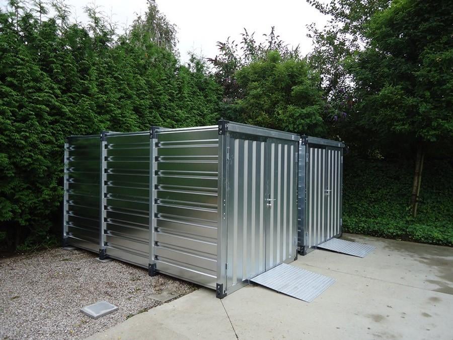 Demontabele opslagcontainer Kovobel 400x220x220 nieuw, Ophalen