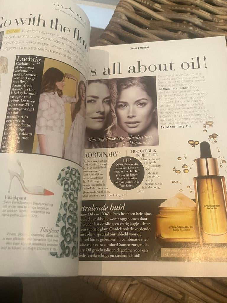 Jan Glossy magazine Flower Power Doutzen 2015, Ophalen of Verzenden