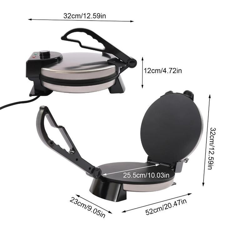Roti Make-De Automatische Roestvrijstalen Antiaanbakmachine, Niet ingevuld, Verzenden, Niet ingevuld, Nieuw