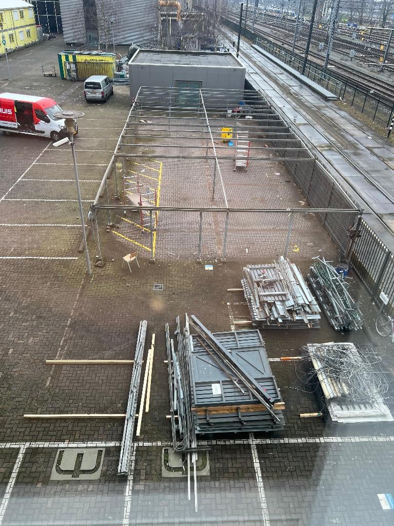 Fietsenstalling overkapping hal schuur loods ( 260 ), Ophalen, Overige typen, Zo goed als nieuw, Nb