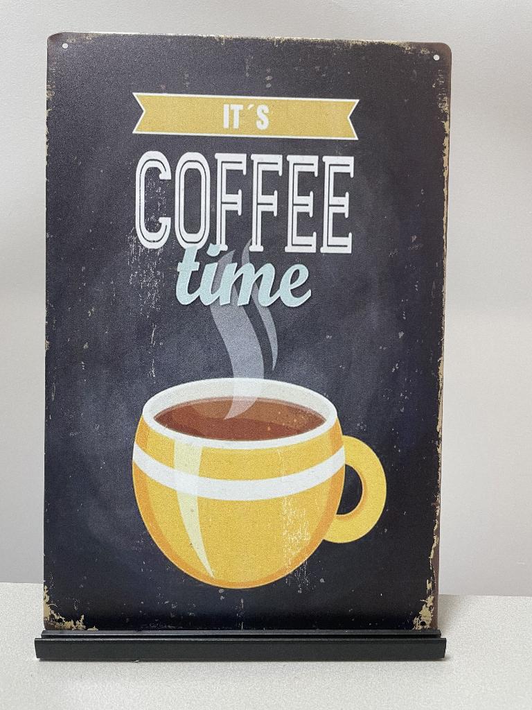 It’s Coffee time wandbord (Old Look), Www.pand50.nl, Nieuw, Ophalen of Verzenden, Printer29BCoevorden