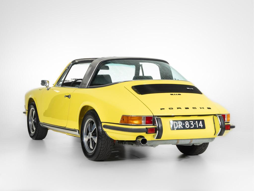 Porsche 911 S 2.4 Targa Ölklappe, Auto's, Zwart, Cabriolet, 4 stoelen, 2341 cc