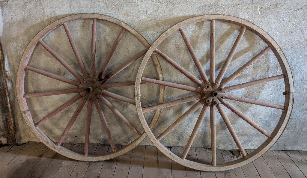 Hout karrewiel, Ophalen