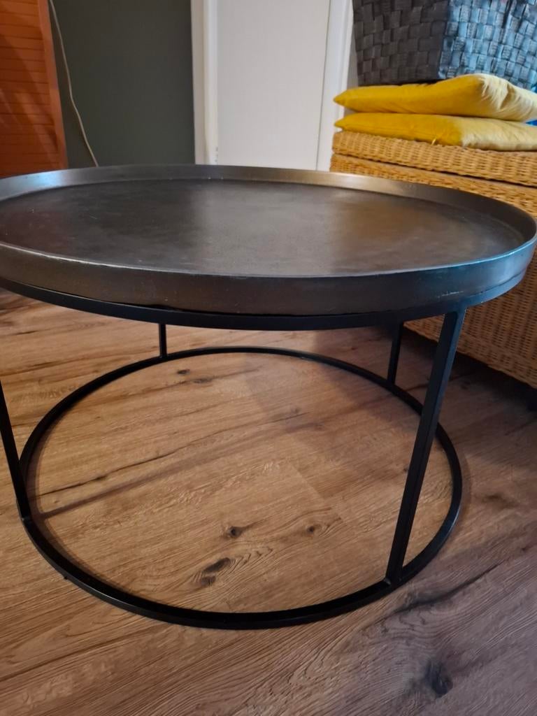 Salontafel Lifestyle met koperen blad, Ophalen