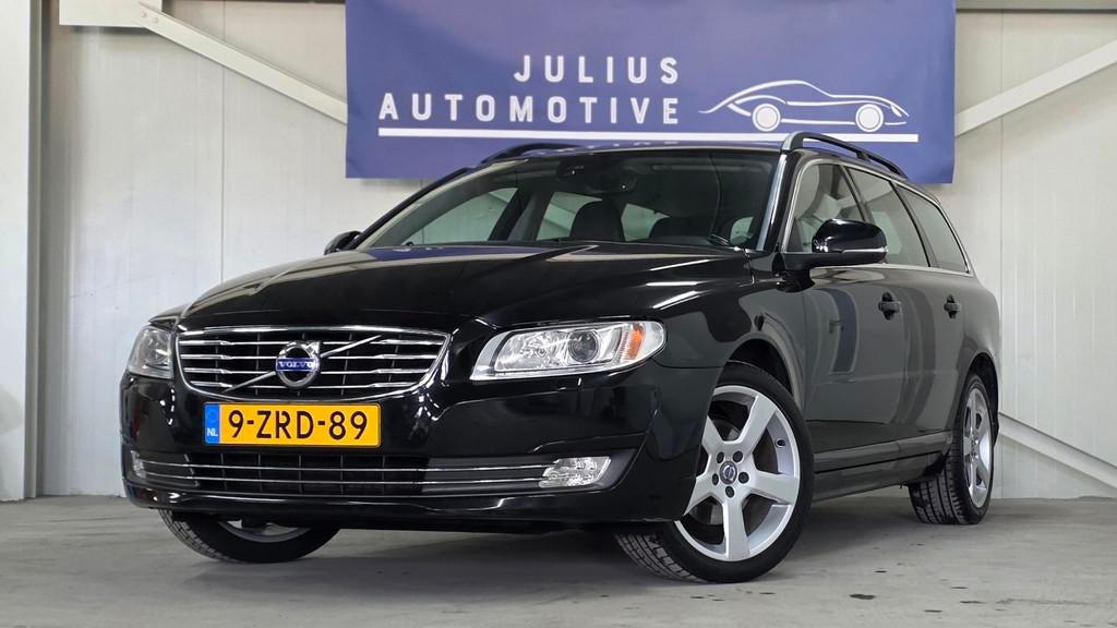 Volvo V70 1.6 T4 Nordic+ Trekhaak Volledig Onderhoud Leer Mo, Zwart, 4 cilinders, Zwart, 1600 kg