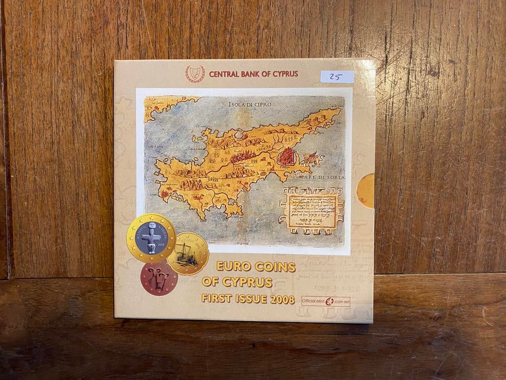 Euromunten, Postzegels en Munten, Munten | Europa | Euromunten, Ophalen of Verzenden, Cyprus, Overige waardes, Setje