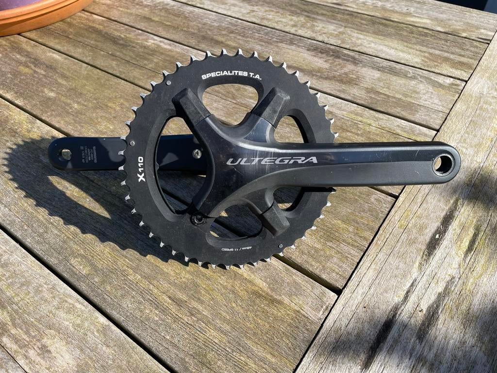 Shimano Ultegra FC-6800 Crankstel 11 speed 39/46T, Crankstel of Pedalen, Gebruikt, Ophalen of Verzenden, Aluminium