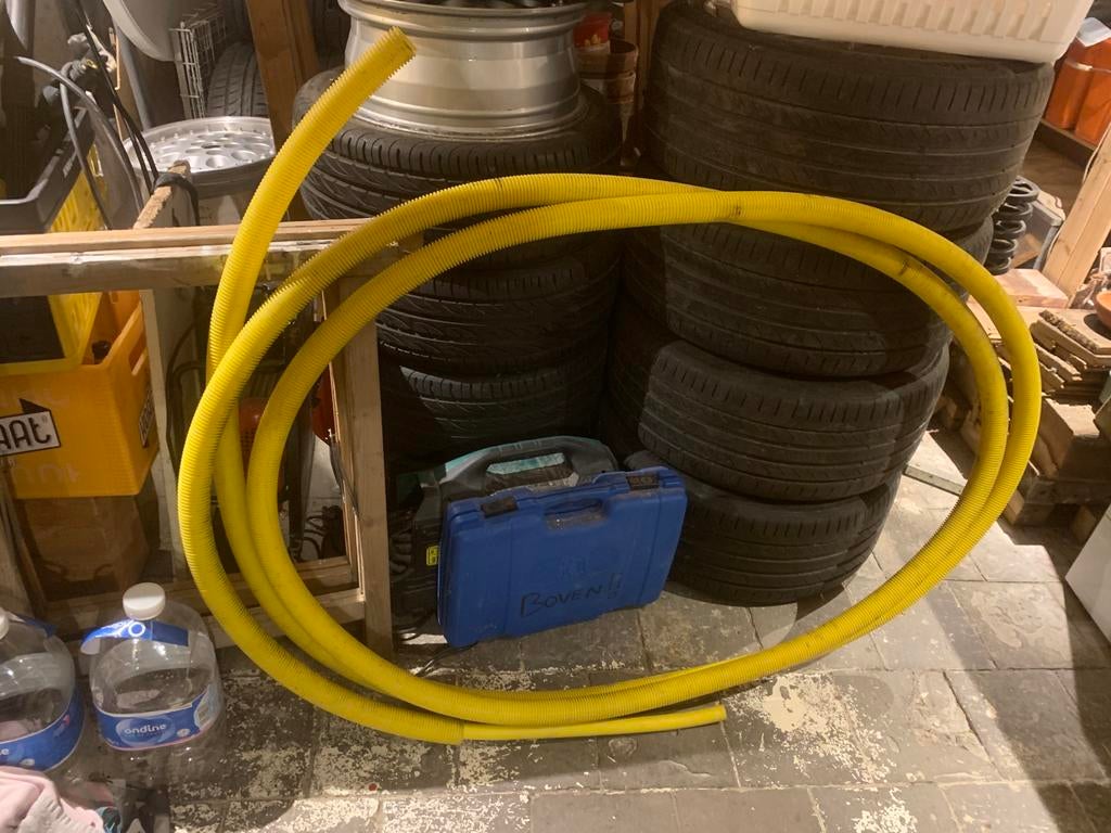 Uponor gasleiding met mantelbuis 25x2,5 NIEUW, 7,5 meter, Doe-het-zelf en Verbouw, Buizen en Afvoer, Ophalen, Overige materialen